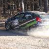 The Ford Focus of Karpadis and Hall at the Rally in the 100 Acre Woods 2014 The Ford Focus of Karpadis and Hall at the Rally in the 100 Acre Woods 2014